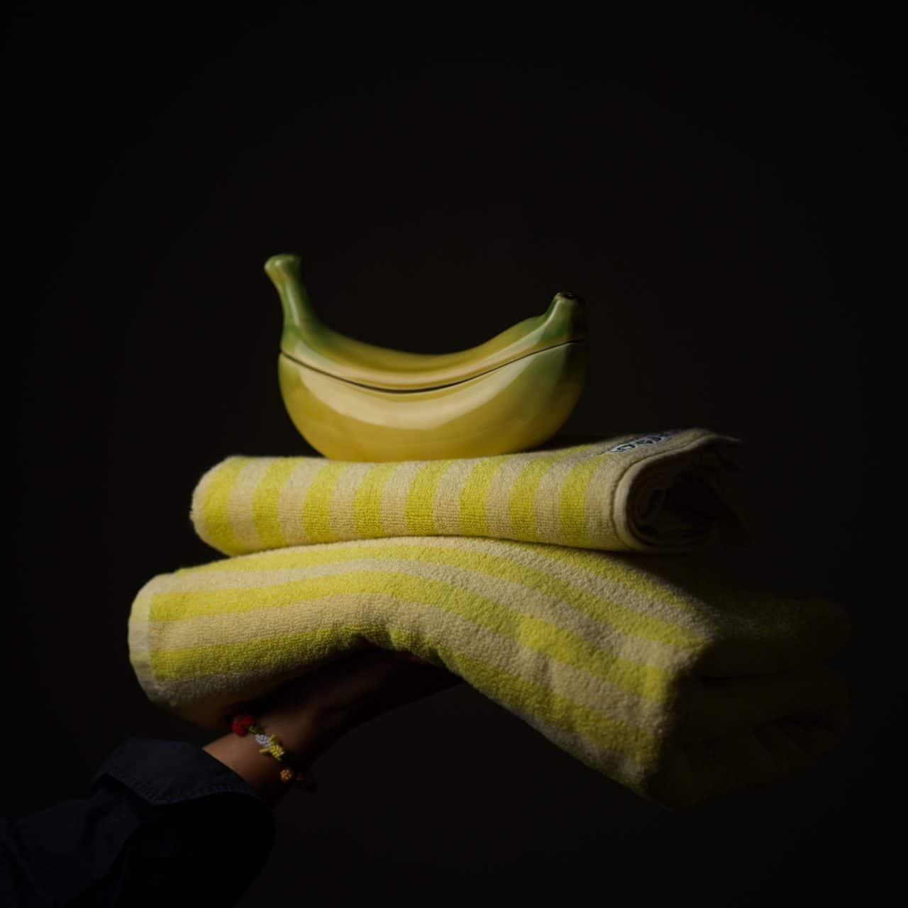 Burk med lock, Banan - Bild 3
