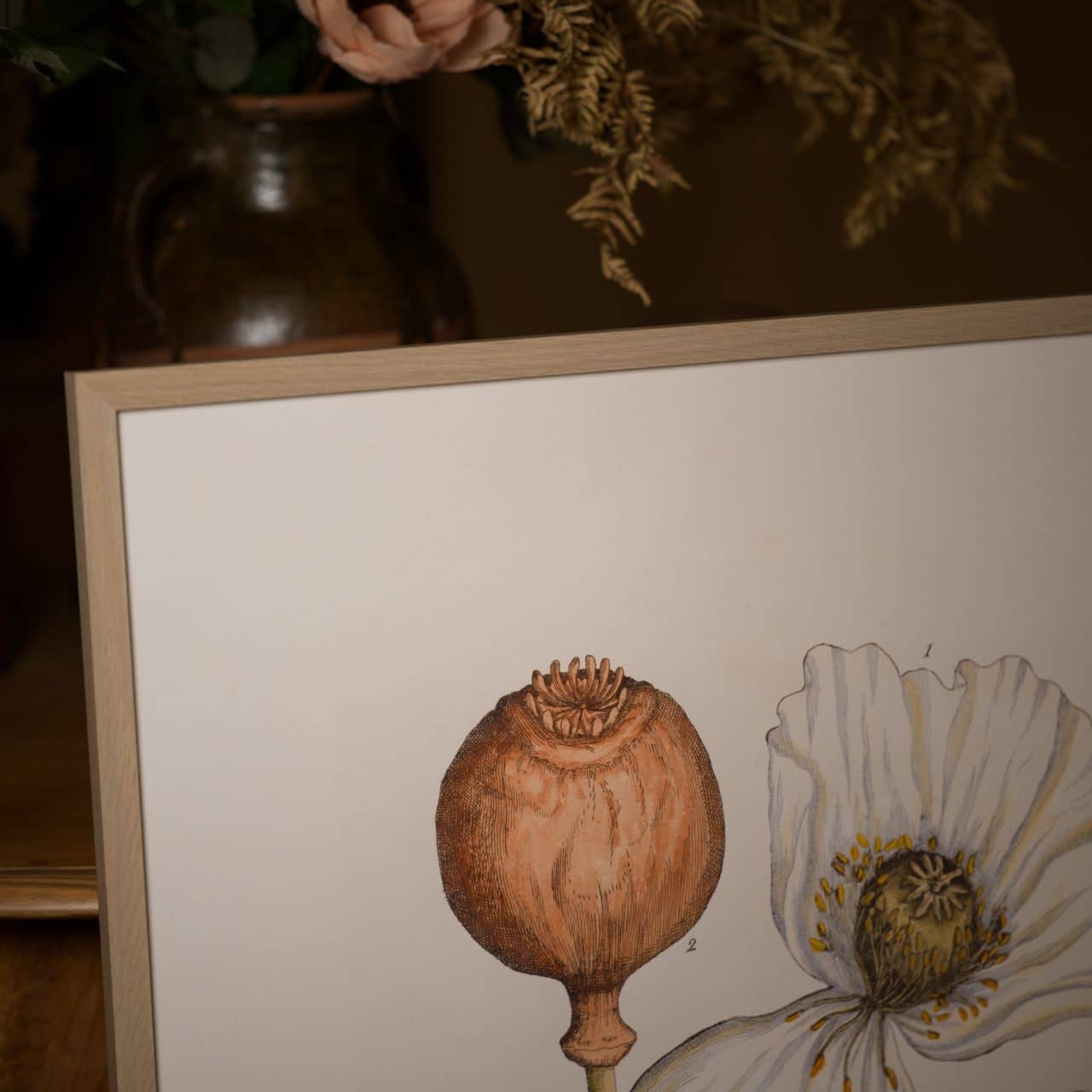 Poster "White Poppy" 70x100 cm - Bild 3