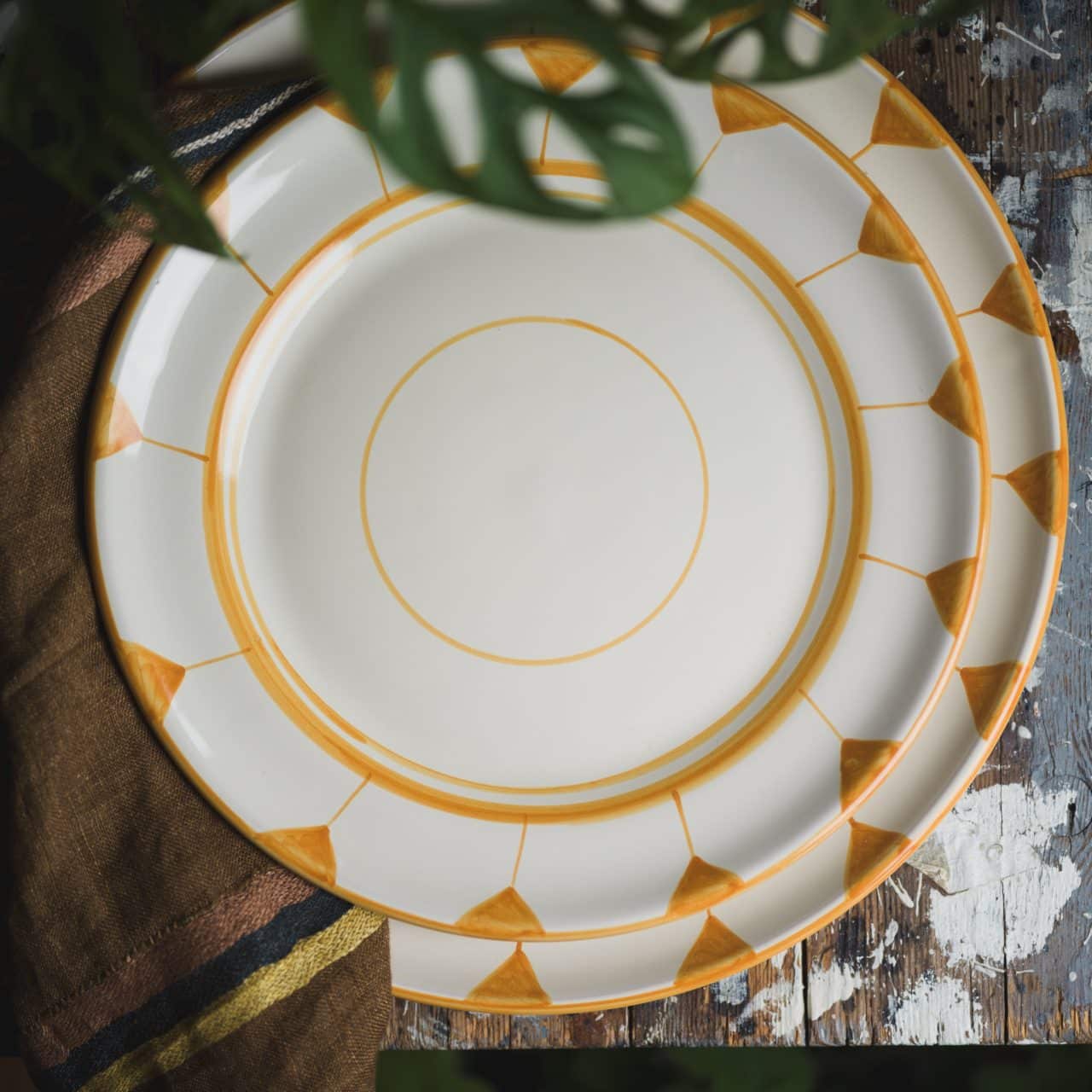 Triangolo Middagstallrik Giallo 27cm
