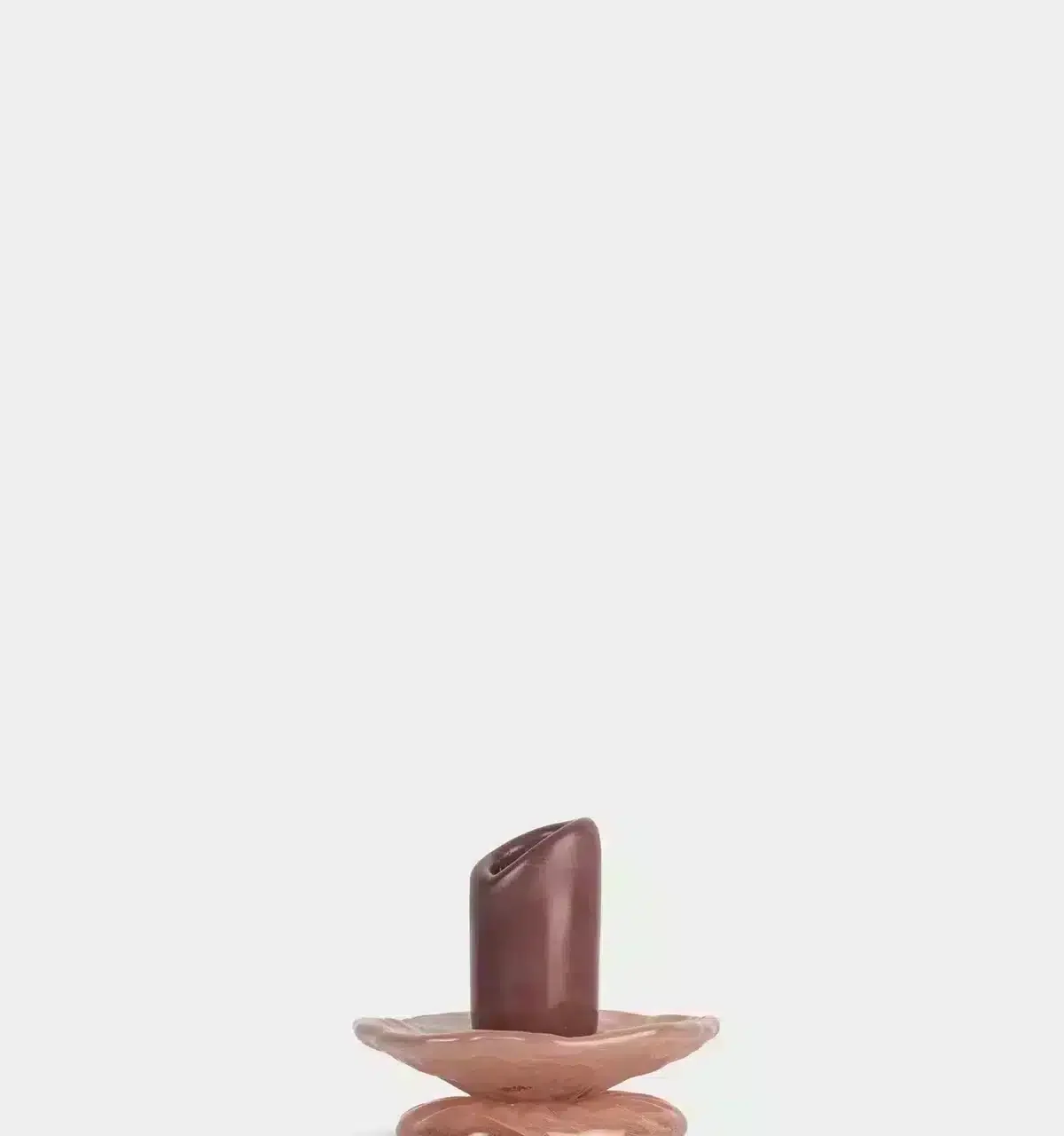 Ljusstake i glas S