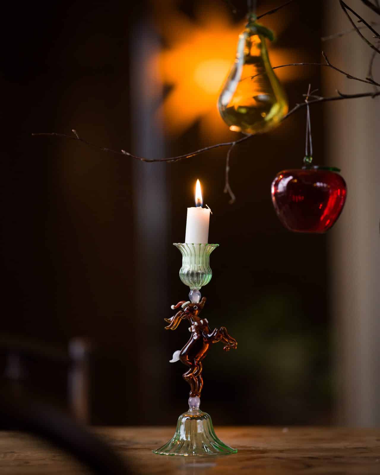 Ljusstake "Merry reindeer"