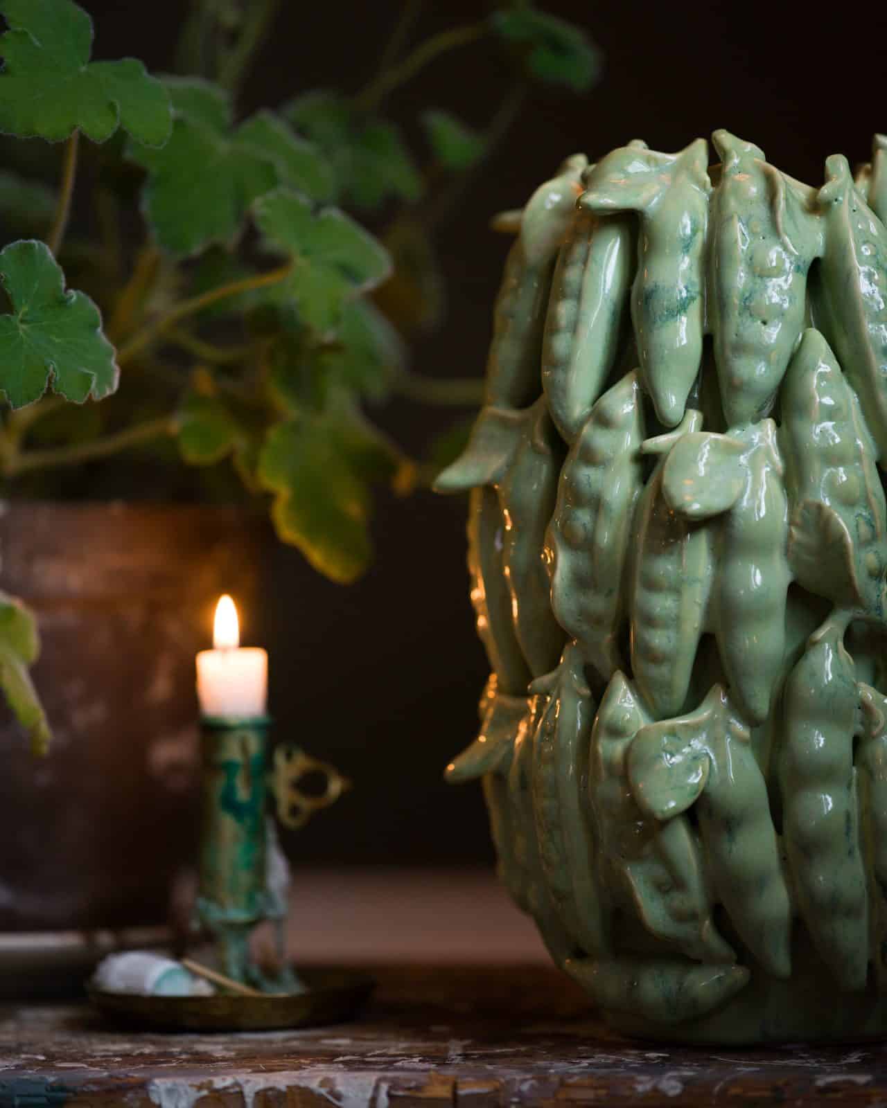 Vas i keramik, "Peas"