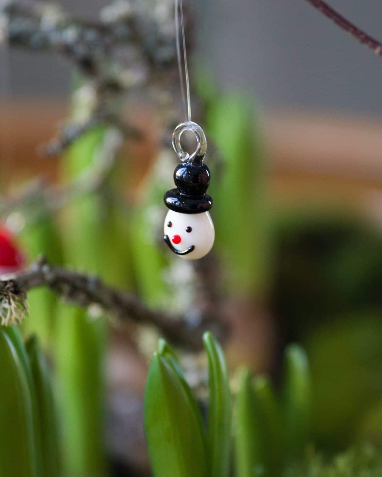 Glashänge Snögubbe