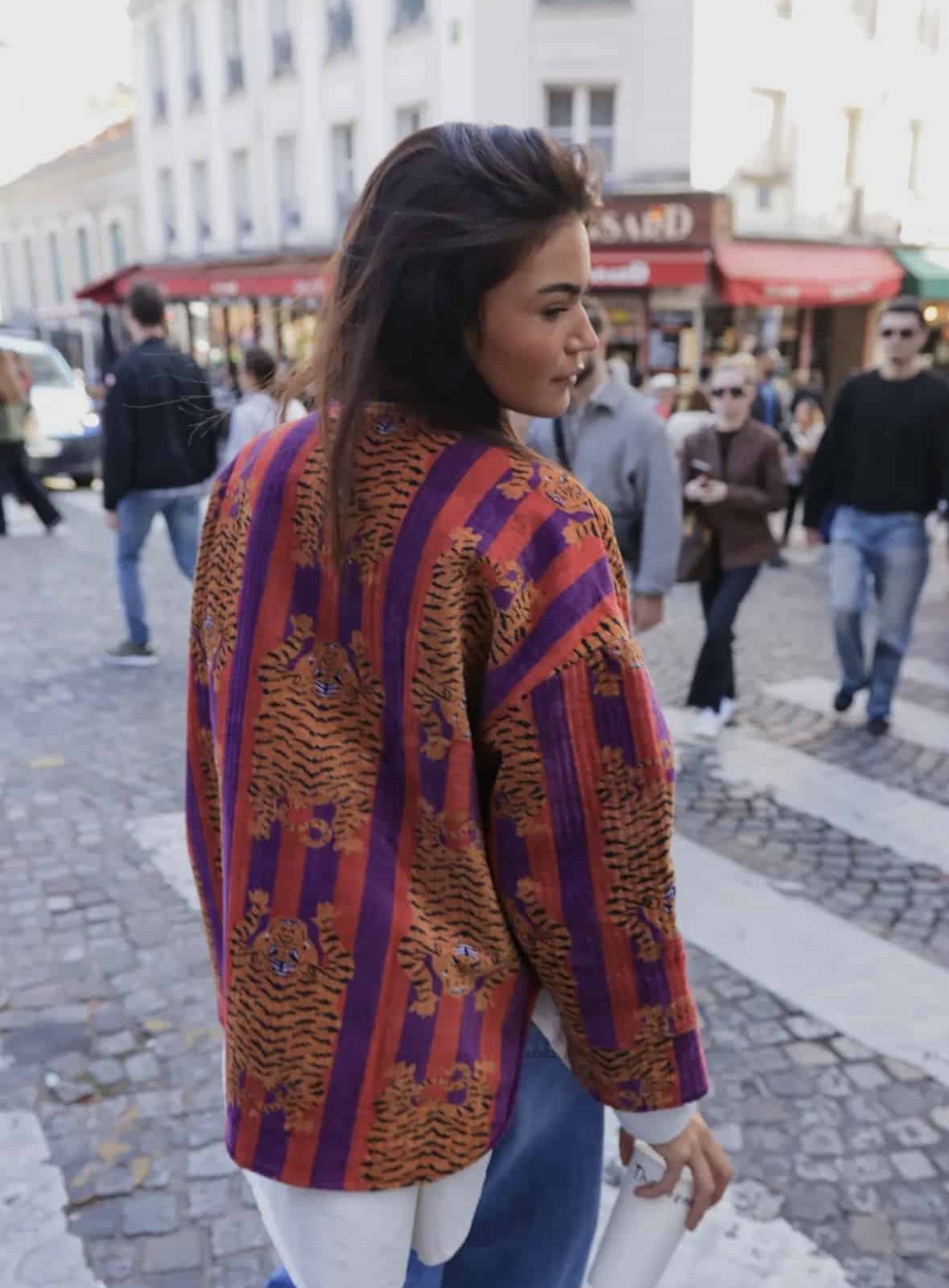 Overshirt onesize rosa/lila