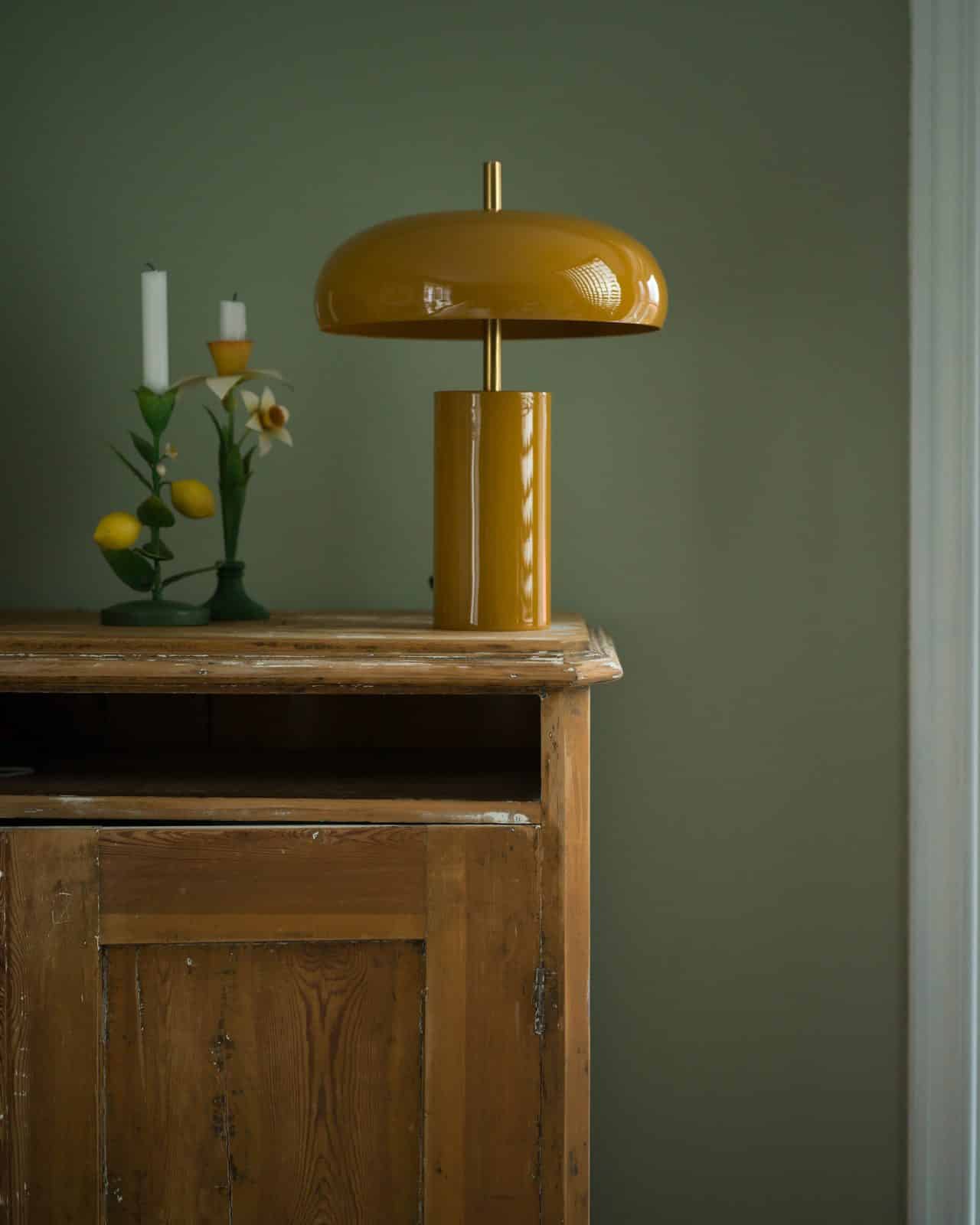 Bordslampa "Gabin" Mustard